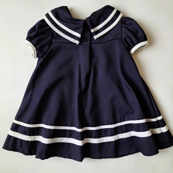 Classic Nautical Baby Dress Set ⚓ Navy Sailor Outfit – 12 Months – Boutique - Picture 3 of 5